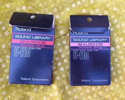 Roland-2x Roland Sound cards for U110, U20